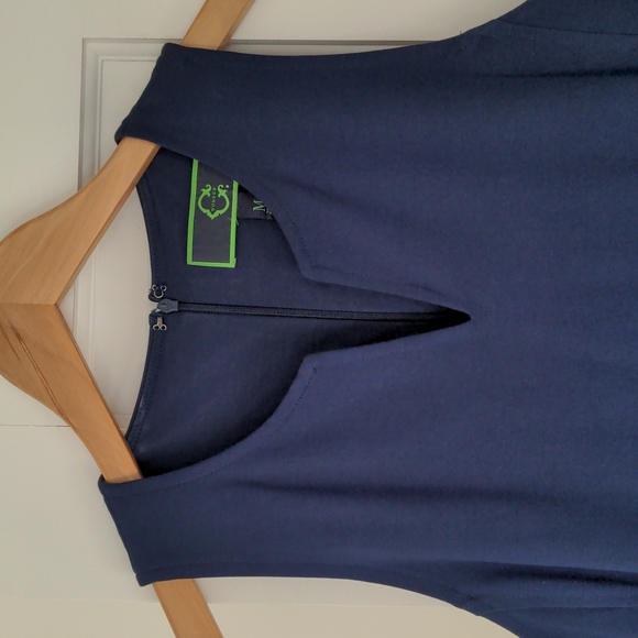 C Wonder Navy Blue Dress - M - Picture 2 of 3